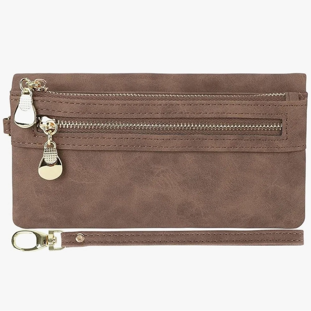 Elegant Brown Clutch Wallet